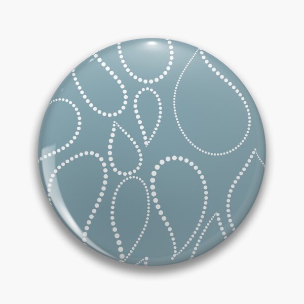 Item preview, Drop tears paisley pattern white on green designed and sold by janara-studio.