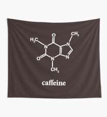 Koffein-Molekül Wandbehang