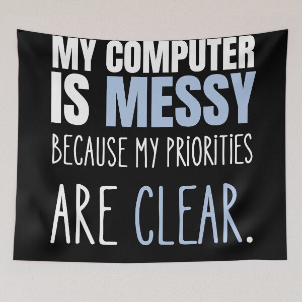 Item preview, Funny Computer Quote Shirt – Clean Out Your Computer Day Minimal Design designed and sold by MORIANZPOD.