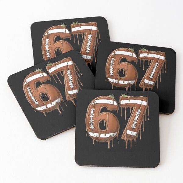 Item preview,  Football 67 Six Seven Meme Funny 6-7 Drip American Football  designed and sold by Juansustait.