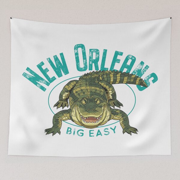Item preview, New Orleans, Big Easy, Louisiana Alligator Design designed and sold by Futurebeachbum.
