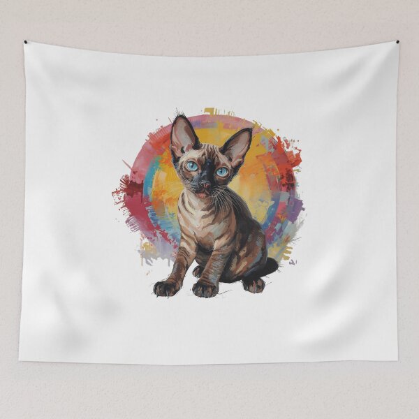 Item preview, Devon Rex Cat T-Shirt – Cute Hairless Kitten Tee for Cat Lovers designed and sold by Lamagift.