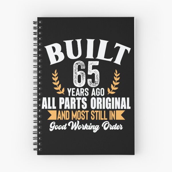 Item preview, Built 65 Years Ago – All Parts Original and Still in Good Working Order Vintage Birthday T-Shirt designed and sold by popcorntot.
