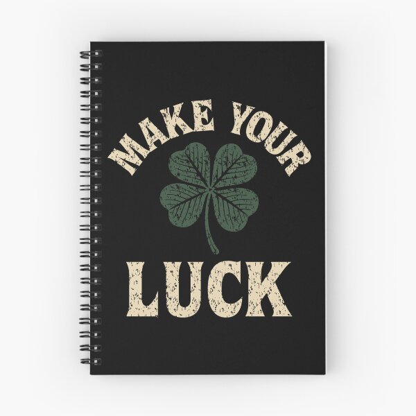 Item preview, Make Your Luck – Shamrock Symbolic Motivational Design designed and sold by Weasel Graphix.