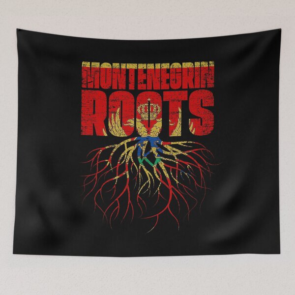 Item preview, Montenegrin Roots Montenegro Heritage Flag designed and sold by GabbyKash.