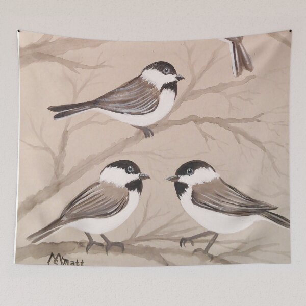 Item preview, A banditry of chickadees designed and sold by Matt Starr Fine Art .