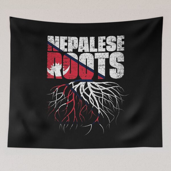 Item preview, Nepalese Roots Nepal Heritage Flag designed and sold by GabbyKash.
