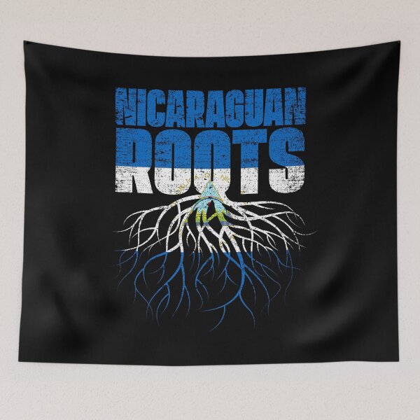 Item preview, Nicaraguan Roots Nicaragua Heritage Flag designed and sold by GabbyKash.
