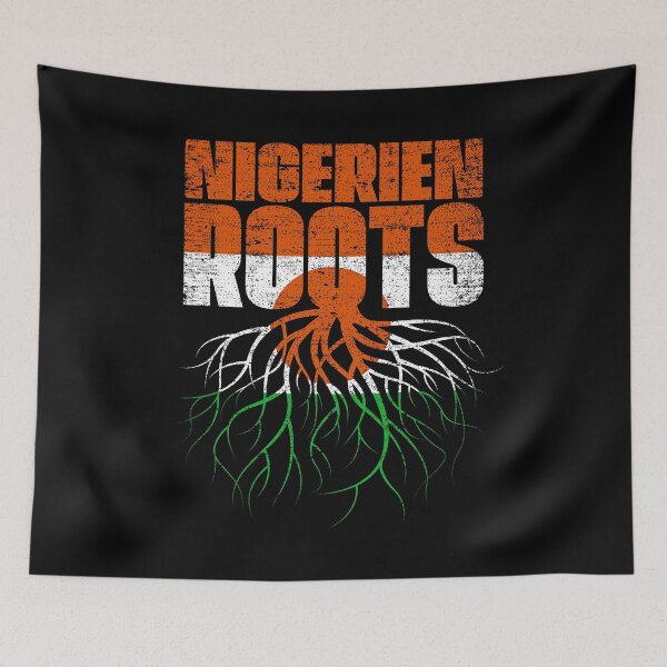 Item preview, Nigerien Roots Nigeria Heritage Flag designed and sold by GabbyKash.