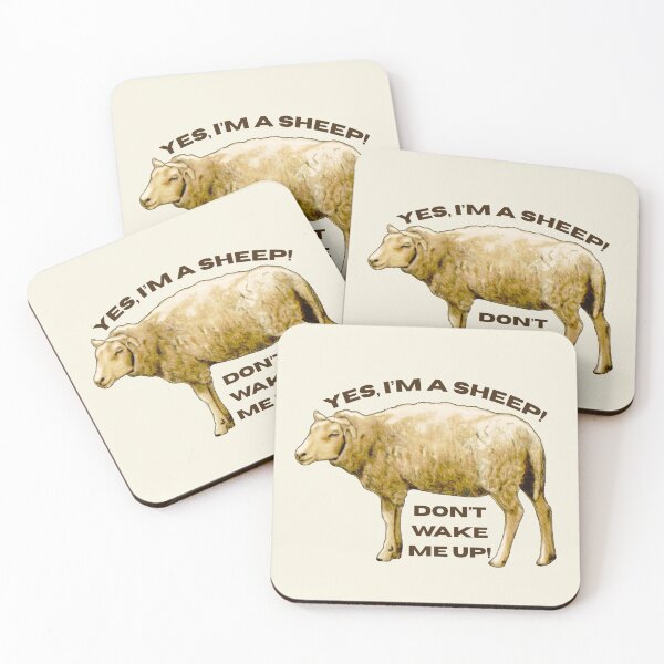Item preview, I'm A Sheep, Don't Wake Me Up! Sleep, Sheep Humor designed and sold by JoyfulWhimsy.