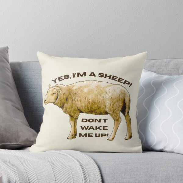 Item preview, I'm A Sheep, Don't Wake Me Up! Sleep, Sheep Humor designed and sold by JoyfulWhimsy.