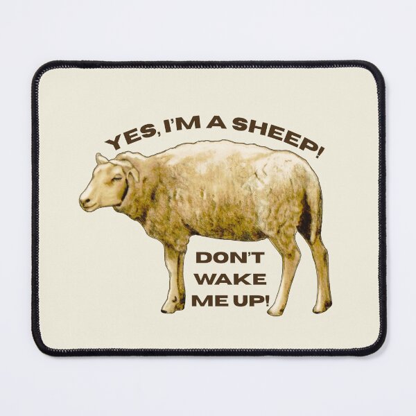 Item preview, I'm A Sheep, Don't Wake Me Up! Sleep, Sheep Humor designed and sold by JoyfulWhimsy.