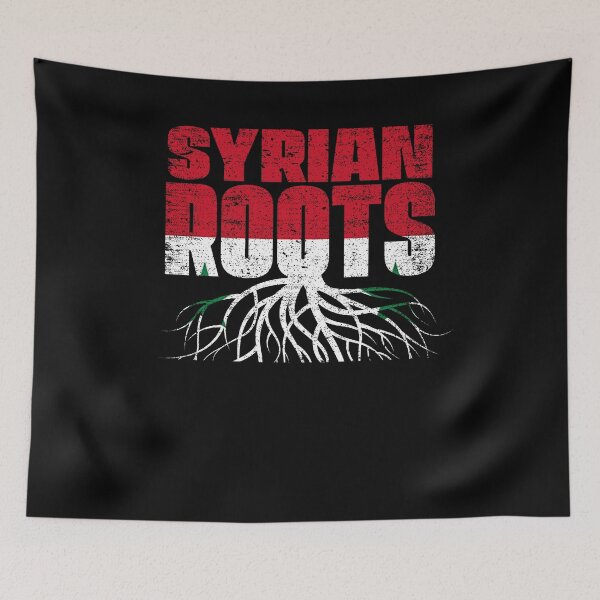 Item preview, Syrian Roots Syria Heritage Flag designed and sold by GabbyKash.