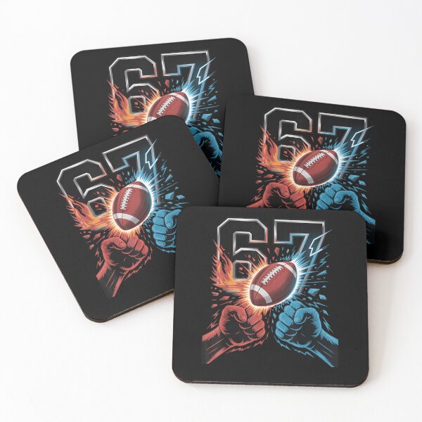Item preview, American Football 67 Six Seven Alpha Power Meme for Boys Men designed and sold by Juansustait.