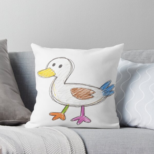 Item preview, Toddler Style Dack Drawing, Crayon Style Art designed and sold by LEFTERIS-DESIGN.