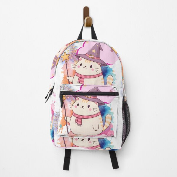 Item preview, Cute Wizard Cat – Kawaii Fantasy Illustration designed and sold by ChenEngEng.