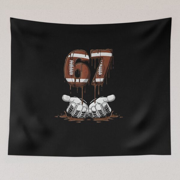 Item preview, American Football 67 Six Seven Alpha Power Meme for Boys Men designed and sold by Juansustait.