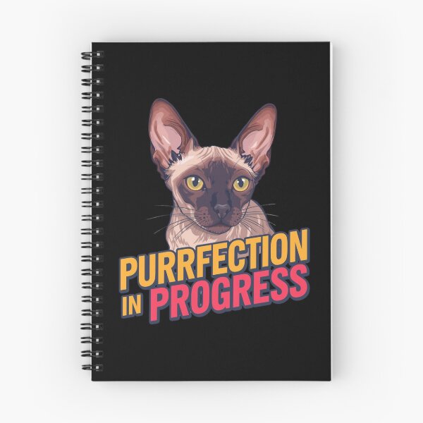 Item preview, Copy of Funny Devon Rex Cat T-Shirt – Purrfection in Progress – Cute Hairless Cat Tee designed and sold by Lamagift.