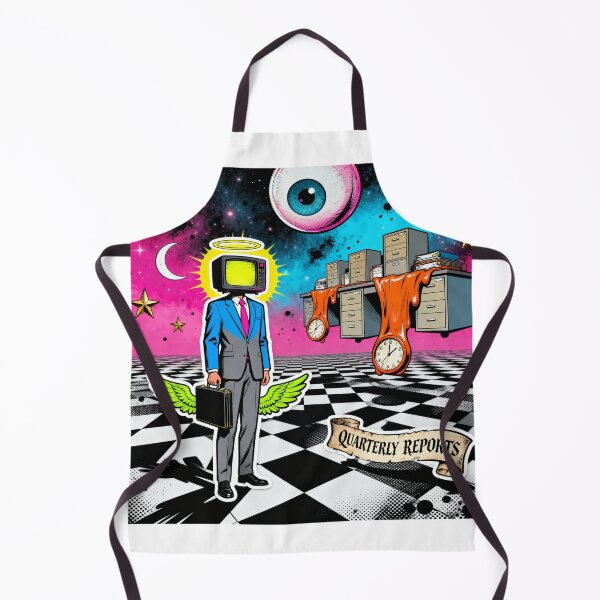Item preview, TV Head Businessman Surreal - Absurdist Office Art designed and sold by PictorialWhimsy.