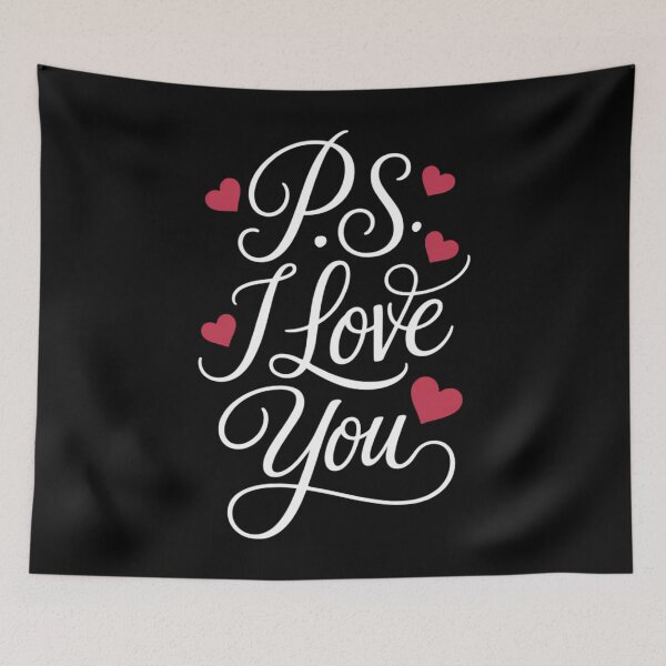 Item preview, PS I Love You Day Valentine_s Day Purple Heart designed and sold by lilensgavadur.
