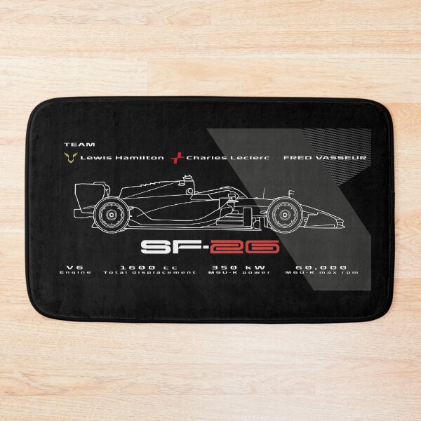 Item preview, F1 Red Car SF 26 White designed and sold by Pink Polar F1.