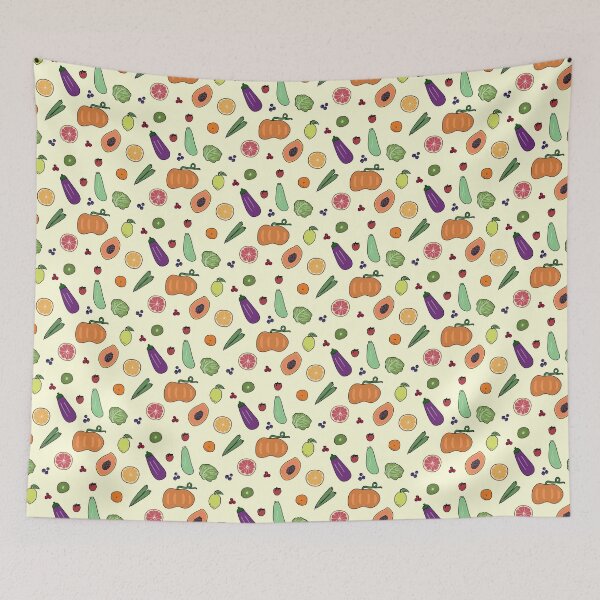 Item preview, Veggie pattern designed and sold by NaliniLe.