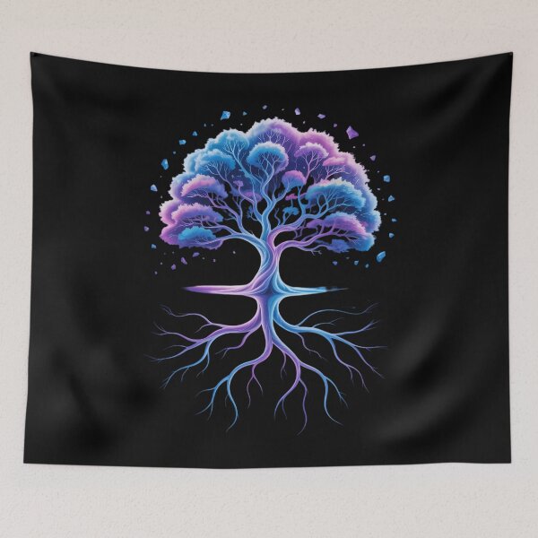 Item preview, Psychedelic Glitch Mushroom Cyberpunk Neon Nature designed and sold by lilensgavadur.