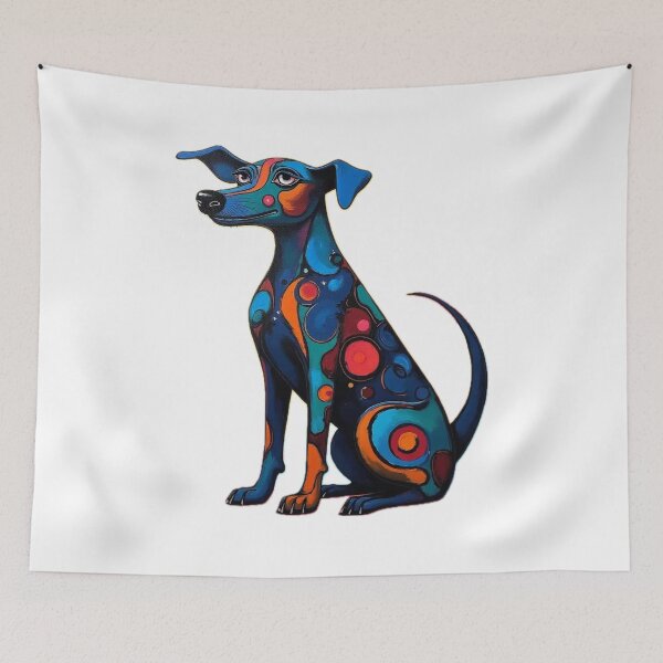Item preview, Colorfull dog designed and sold by Tisunigo.