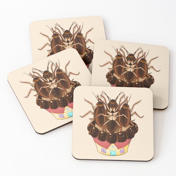 Item preview, Homey Cockroach Family House Dessert Cupcake designed and sold by makyonokisai.