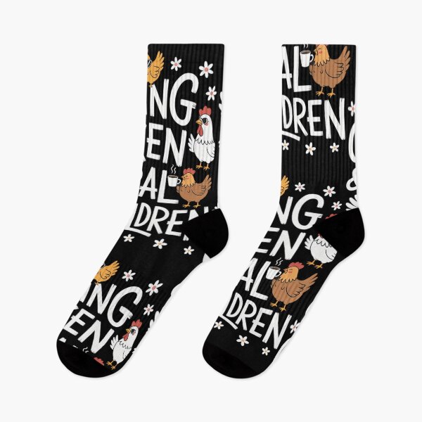 Item preview, Raising Chickens and Feral Children Funny Farm Quote designed and sold by lilensgavadur.