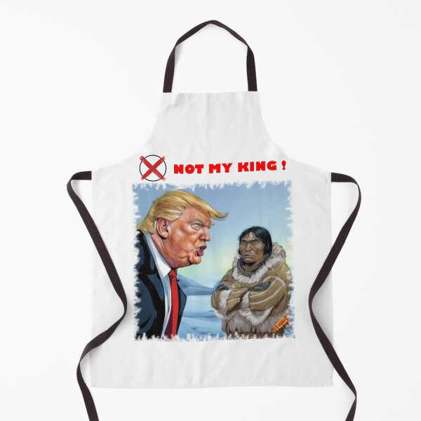 Item preview, NO ES MI REY - Expansión Ártica de Groenlandia 2 - Arte satírico político de Trump designed and sold by K-O-Bold.