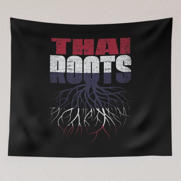 Item preview, Thai Roots Thailand Heritage Flag designed and sold by GabbyKash.