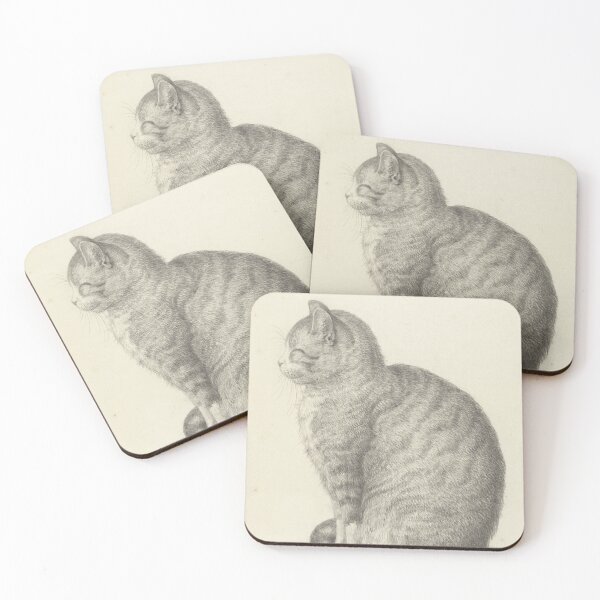Item preview, Vintage Cat Sketch Print: Antique Animal Illustration designed and sold by SavageVision.
