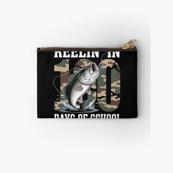 Item preview, Reelin_ in 100 Days of School Bass Camo Fishing Lover designed and sold by lilensgavadur.