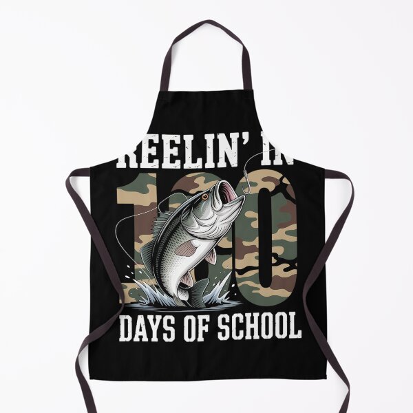Item preview, Reelin_ in 100 Days of School Bass Camo Fishing Lover designed and sold by lilensgavadur.