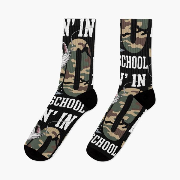 Item preview, Reelin_ in 100 Days of School Bass Camo Fishing Lover designed and sold by lilensgavadur.