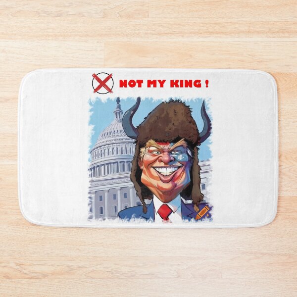 Item preview, NOT MY KING - Capitol Riot Shaman Trump Political Satire Art designed and sold by K-O-Bold.