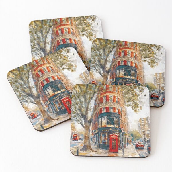 Item preview, London Flatiron Corner – Clerkenwell Watercolor designed and sold by caracatita75.