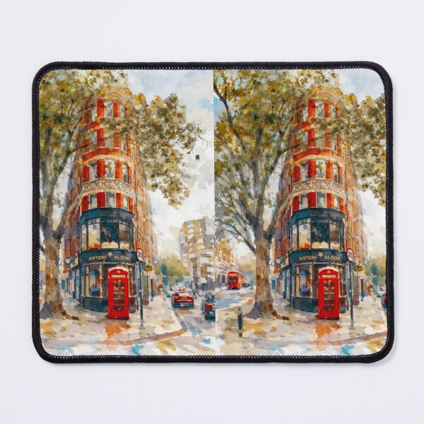 Item preview, London Flatiron Corner – Clerkenwell Watercolor designed and sold by caracatita75.
