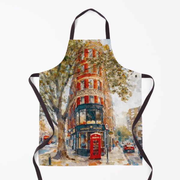 Item preview, London Flatiron Corner – Clerkenwell Watercolor designed and sold by caracatita75.