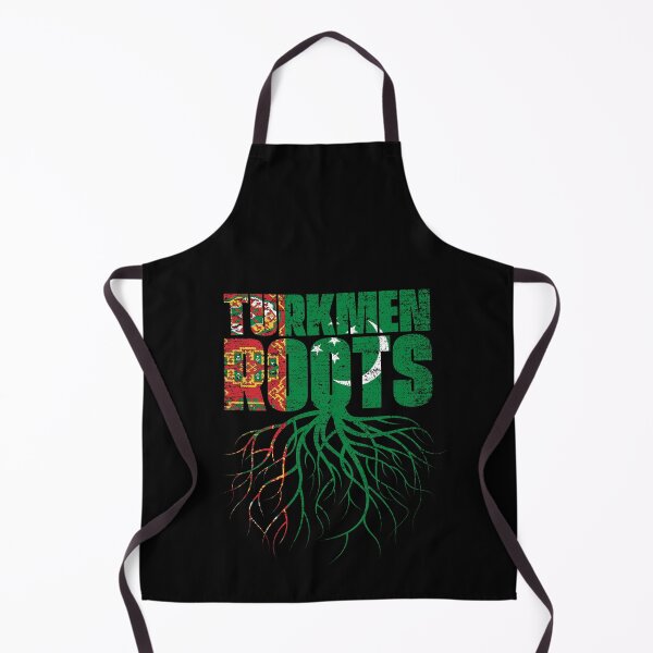 Item preview, Turkmen Roots Turkmenistan Heritage Flag designed and sold by GabbyKash.