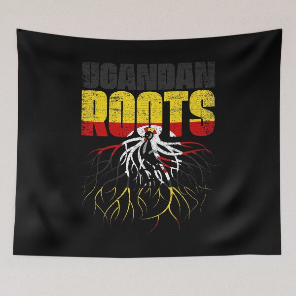 Item preview, Ugandan Roots Uganda Heritage Flag designed and sold by GabbyKash.
