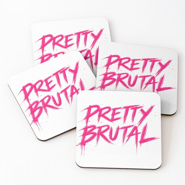 Item preview, Pretty Brutal – Bold Typographic Design designed and sold by MaBakerArt.