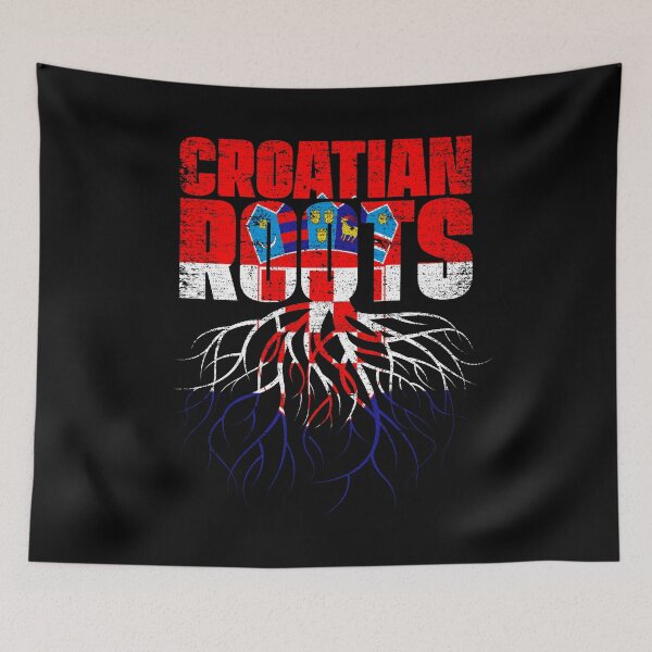 Item preview, Croatian Roots Croatia Heritage Flag designed and sold by GabbyKash.