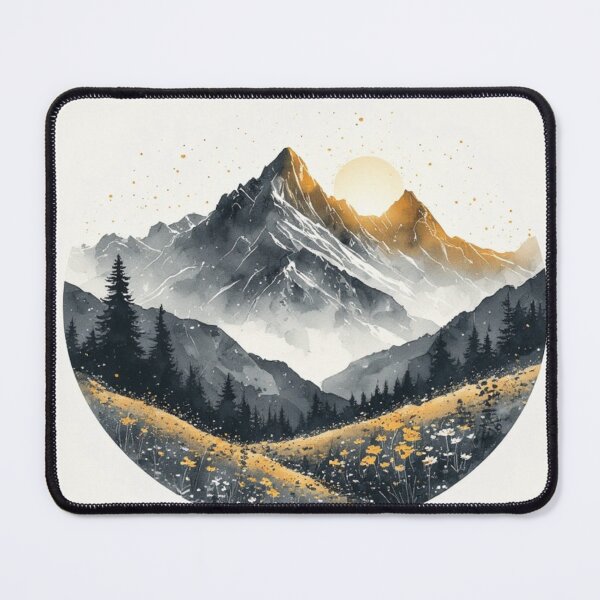 Item preview, Alpine Dawn: The Ink-Washed Peak designed and sold by David R Sawin The Architects Of Eden.