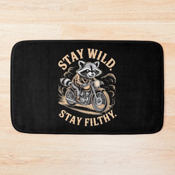 Item preview, raccoon biker - etching style - scratchboard art - crosshatch drawing - retro biker - classic motorcycle - ride dirty - wild and filthy - born to scavenge - trash talk tour - eat ride repeat designed and sold by JansenGS.