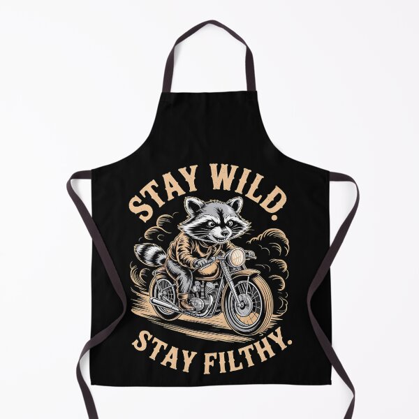 Item preview, raccoon biker - etching style - scratchboard art - crosshatch drawing - retro biker - classic motorcycle - ride dirty - wild and filthy - born to scavenge - trash talk tour - eat ride repeat designed and sold by JansenGS.