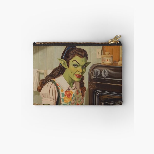 Item preview, 1950s Orc Housewife Pin Up Baking Apple Pie designed and sold by MissSaylor.