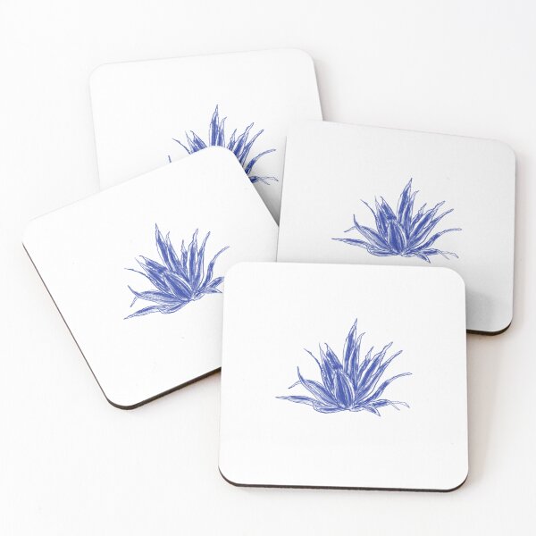 Item preview, Aloe vera plant in blue designed and sold by janara-studio.
