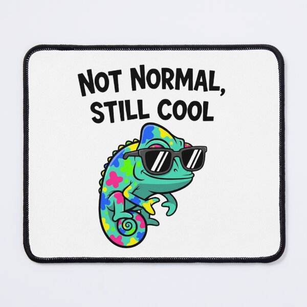 Item preview, Not Normal Still Cool Funny Chameleon Shirt | Weird Humor designed and sold by MotivaChic.